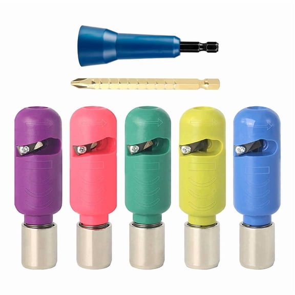 Wire Stripping and Twisting Tool Kit with 6 Sizes,Wire Twister Tool for Drill,Wire Stripper for Drill, Perfect Power1 set x cable stripper tool