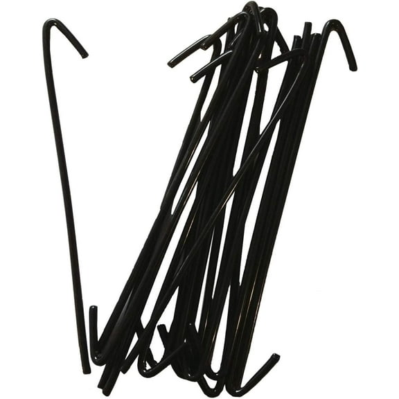 Wire Ties aka, Chain Fence Hook Ties, Tie Wires (Black in Color) (30 Pack)