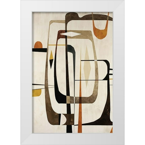 Wire, Tony 17x24 White Modern Wood Framed Museum Art Print Titled - Strano Ma Vero II