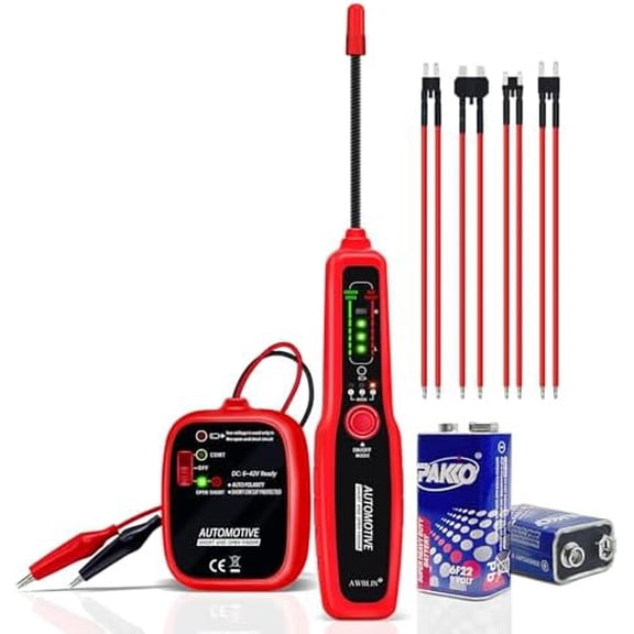 Wire Tracer Automotive Electrical Open & Short Finder Circuit Tester Wire Breaker Finder Fault Probe   Electrical DC 6-42V