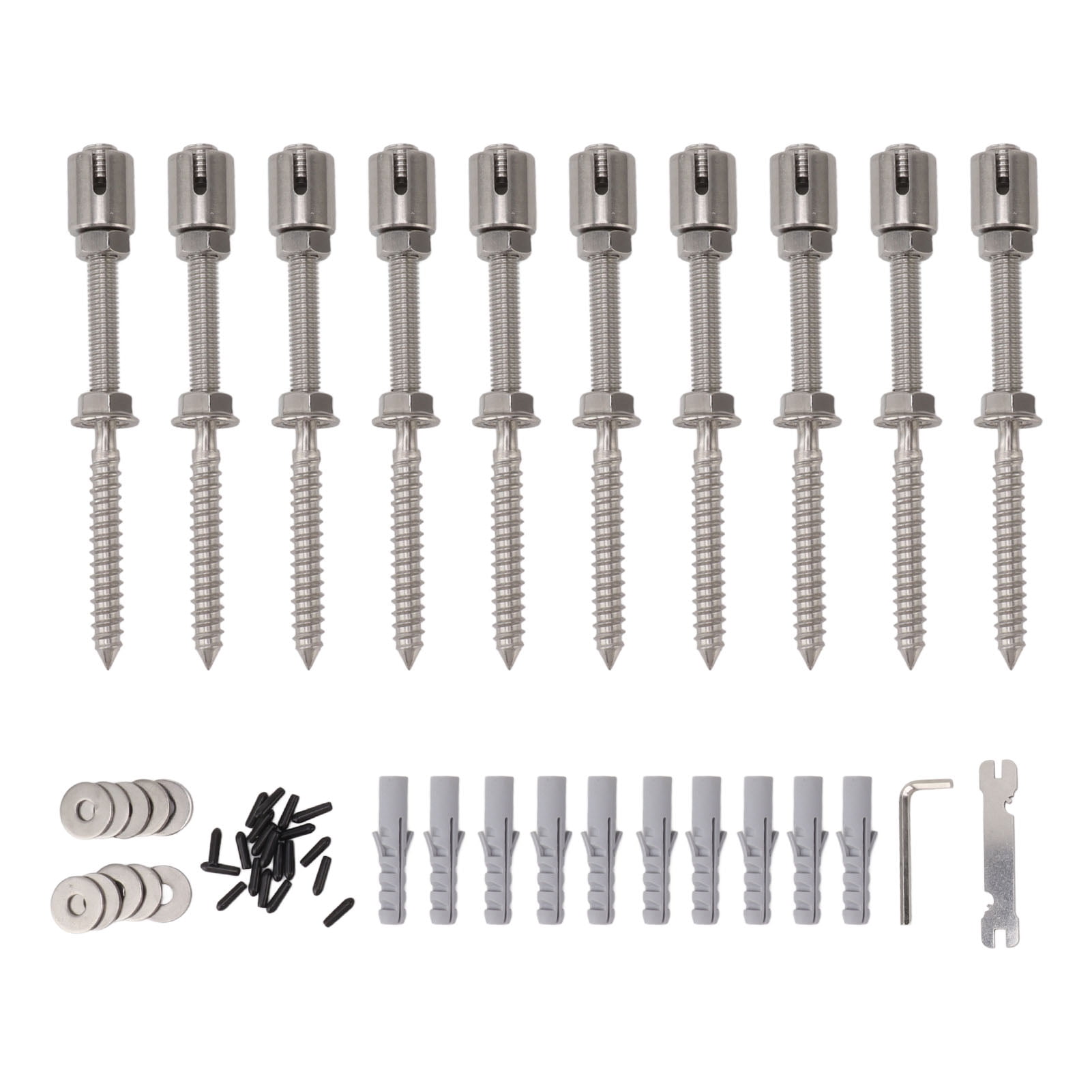 Wire Trellis Stainless Steel Modern Flexible Layout Invisible Strong