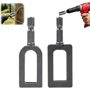 Electric Drill Wire Twisting Tool, 2 Multifunctional Wire Twister with 1/4" Hex Shank, Professional Wire Knotter for Rebar Tying, Garden Wire Binding, Fast Wire Twisting
