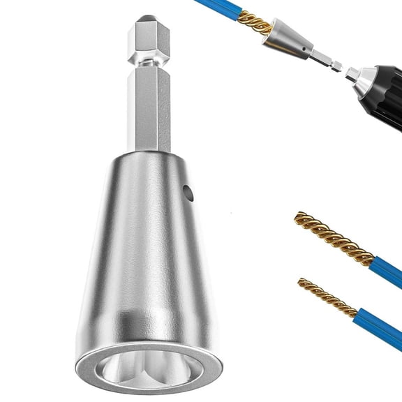Wire Twister Tool for Drill, 2026 Upgrades Wire Nut Twister for Drill Profession Electricians Tool, 6MM Hex Shank Cable Wire Twisting Tool Wire Twister Wire Connector for 9-22 AWG (1PCS)