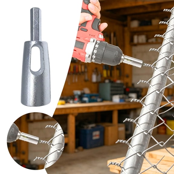 Wire Twister Tool Drill Wire Twister - Heavy Duty Stainless Steel Bit for Fencing - Drill Bit Accessories for DIY and Construction, 3.15"