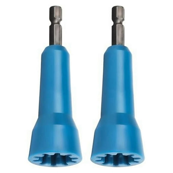 Wire Twister,Wire Twisting Tool, Twister,-Twist Wire Connector Socket with 1/4 Inch Chuck,2 Pack,(Blue)