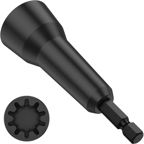 Wire Twisting Tool, Spin Twist Wire Connector Socket Wire Twisting Spinner with 1/4" Chuck, Wire Nut Twister Bit Wire Twister Hand Tool for Drill, Enhanced Wiring Efficiency (2PCS)