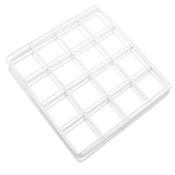 FENGGUIQU Scandinavian Iron Grid Picture Frame Wall Decor 4pcs White Hanging Items Study