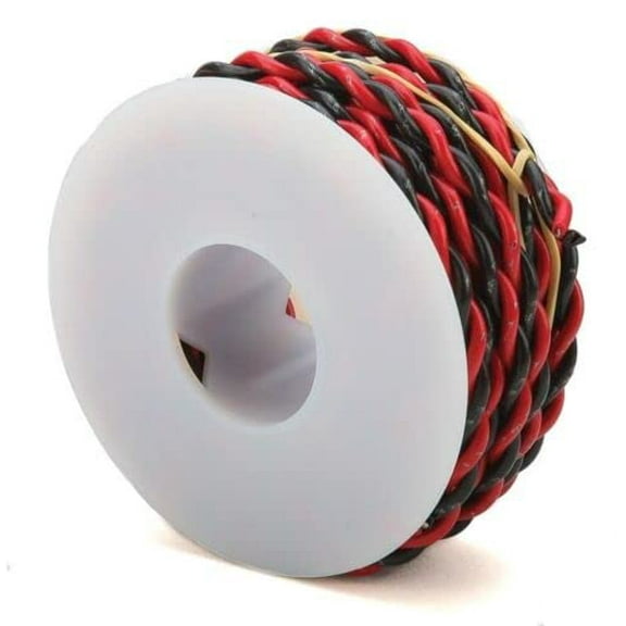 Wire Works 18 Gauge Stranded Wire - 20' Twisted Pair RED & Black WW21816020