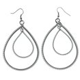 thumbnail image 1 of Wire Wrap Spring Dangle-Earrings Silver-Tone, 1 of 2