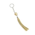 thumbnail image 1 of Wire Wrapped Tumbled Healing Gemstone Crystal Suede Leather Tassel Dangle - Handmade Gifts Boho Car Bag Accessories, 1 of 1