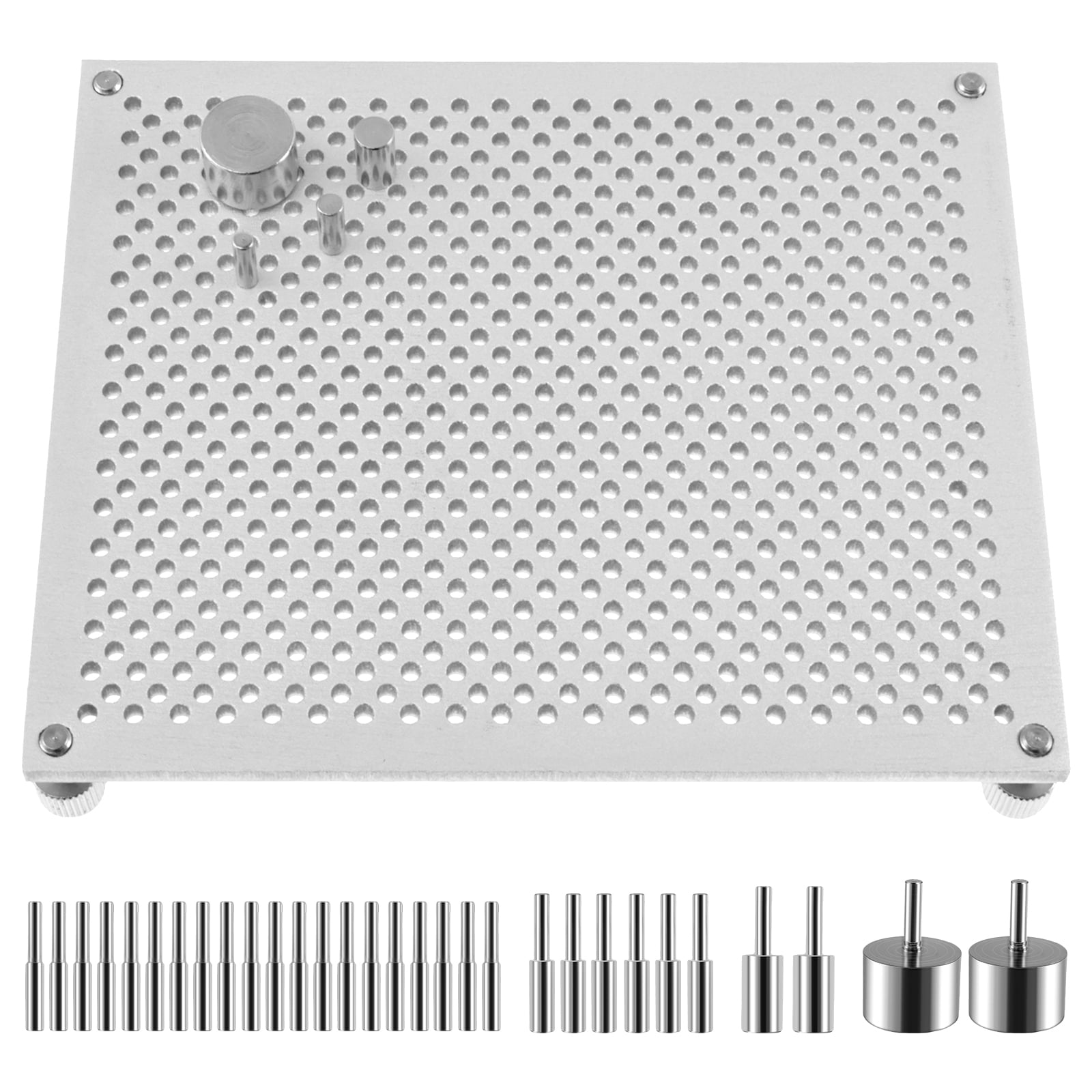 Wire Wrapping Kit Hardened Aluminum Wire Bending Jig Kit with Wire Bending Plier Metal Pegs Wire Jig Tool Kit Jewelry Craft Making Wire Wrapping Tool