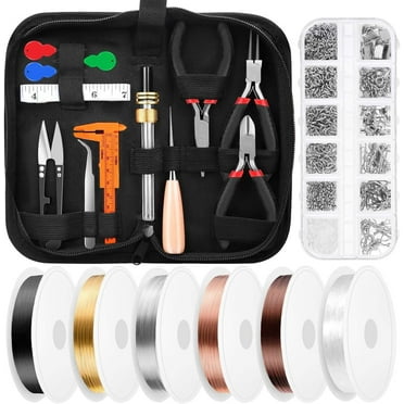 Wire Wrapping for Jewelry Making, Repair and Beading Supplies Kit with Tools