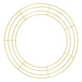 thumbnail image 1 of Wire Wreath Frame Round Metal Wreath Form with Ring Design for Crafts & Floral Decorations on Weddings Christmas Home Party Celebrations Craft DIY, 16 Inch, 1 of 9