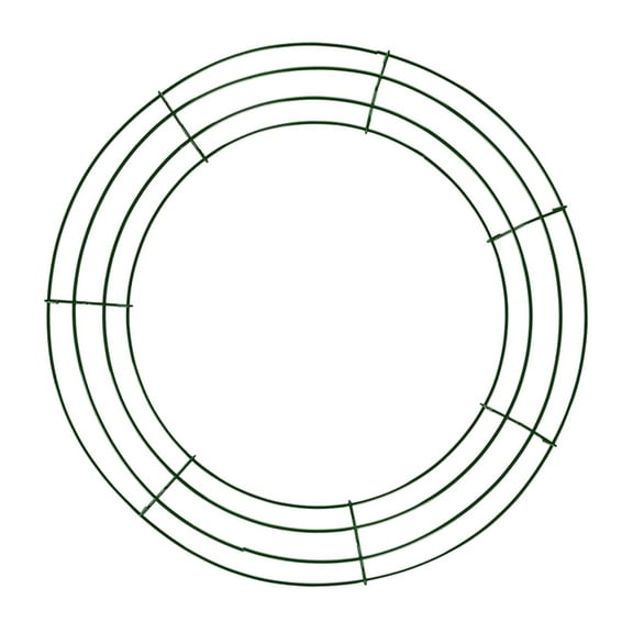 Wire Wreath Frame Wreath Rings Floral Crafts Christmas Wreath Frame Iron Flower Wreath Frame for Wedding Thanksgiving 25cm