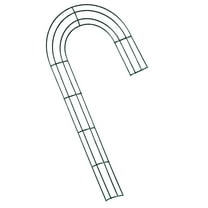 Wire Wreath Frames Candy Cane Design Durable for Holiday Decor