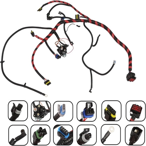 Wire harness For Ford 1994-1996 F-250 F350 7.3L Turbo Direct Injected F6TZ9A451F