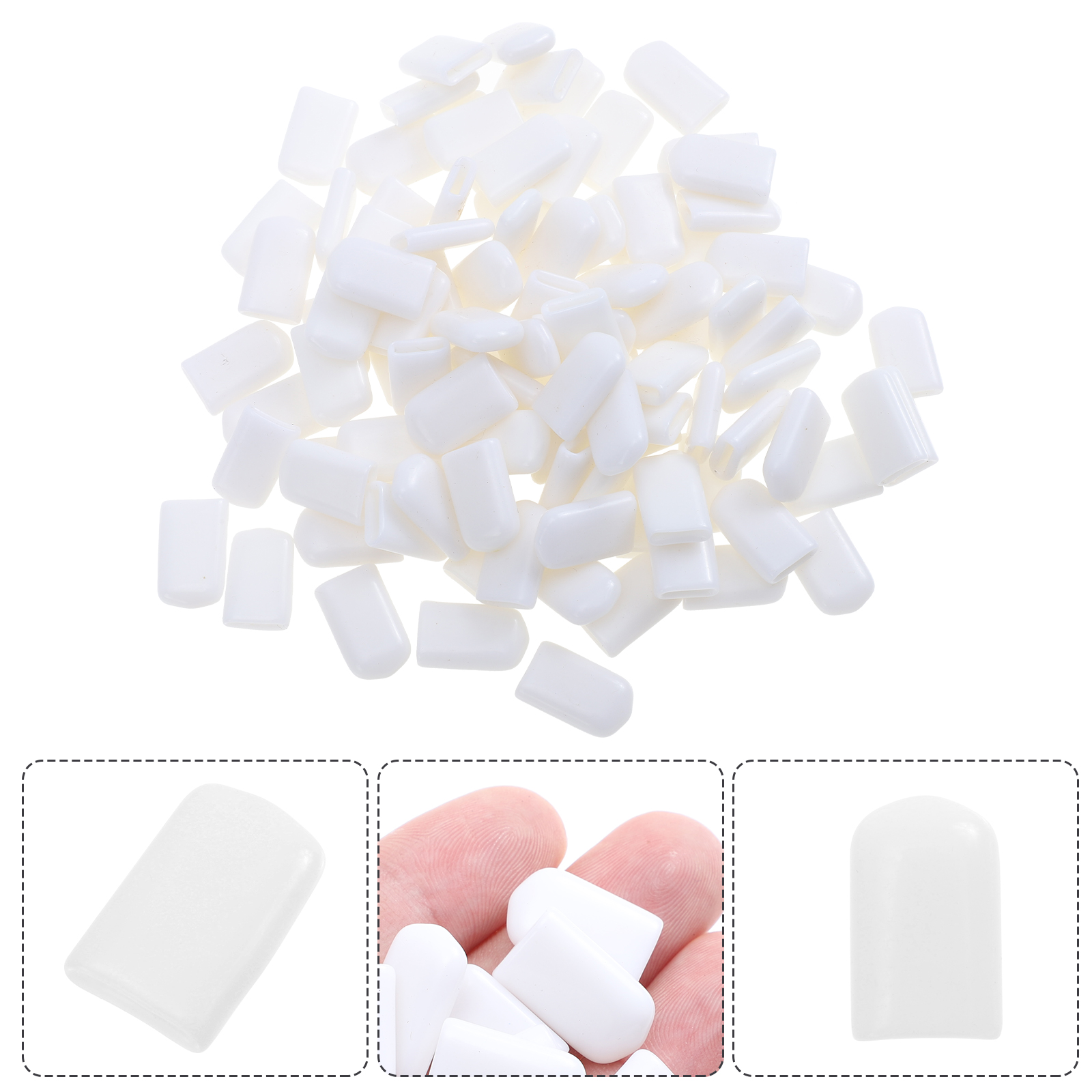 Wire sink grid feet 100pcs Wire Sink Grid Rubber Feet Rubber Wire