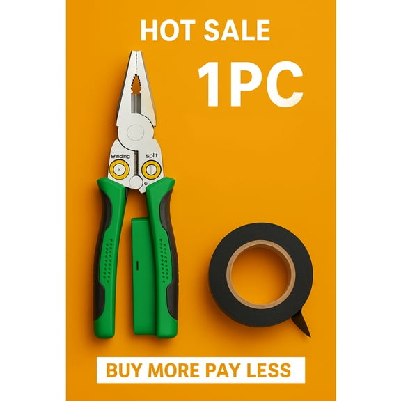 Wire stripper with voltage tester, 8 in 1 wire stripping pliers, multifunction electrician pliers, durable crimping tool, professional repair tool kit essential