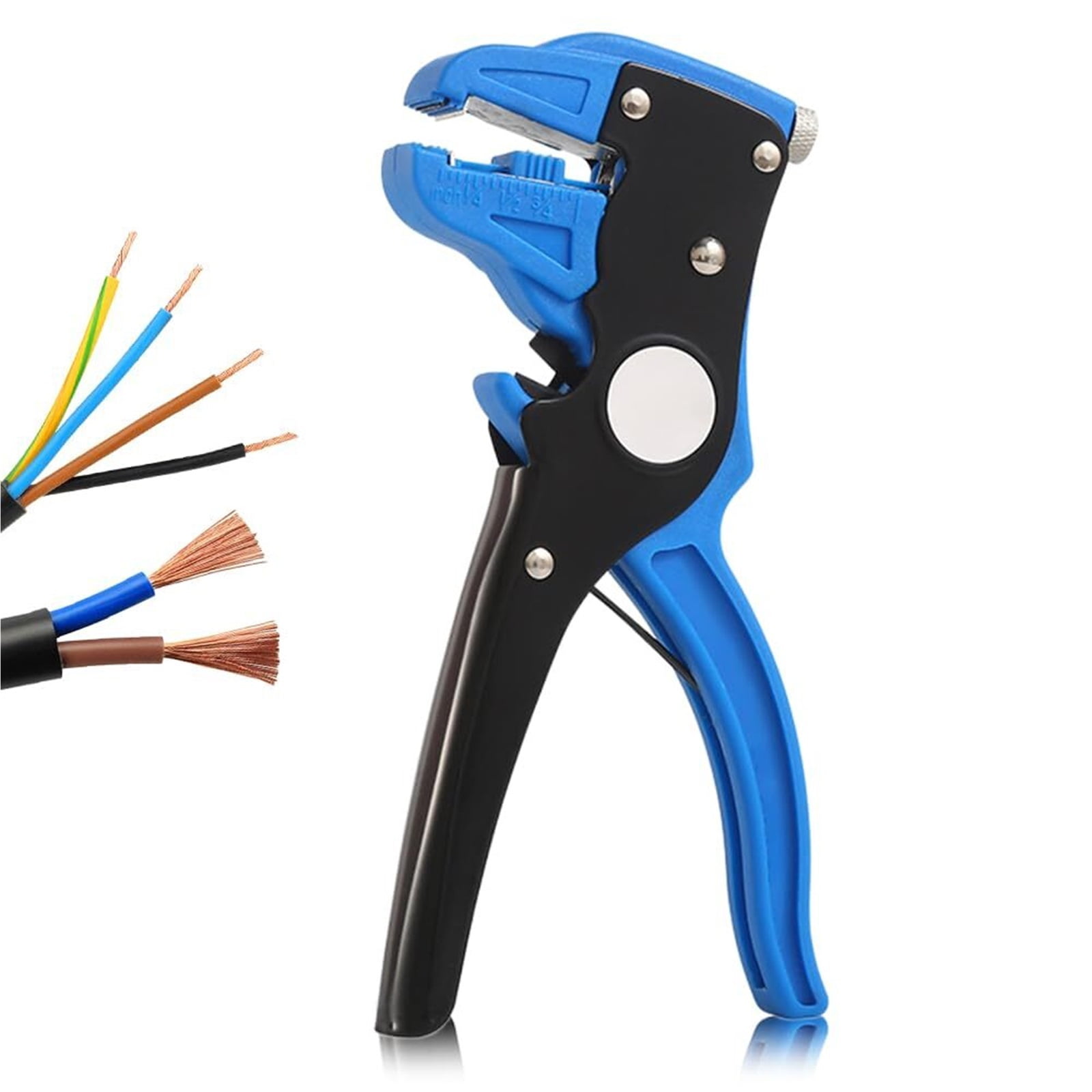 Wire strippers, Self Adjusting Wire Stripper, Multifunctional Wire Stripper Crimper Cable Cutter Pliers 2 in 1 Automatic Wire Stripper and Cutter