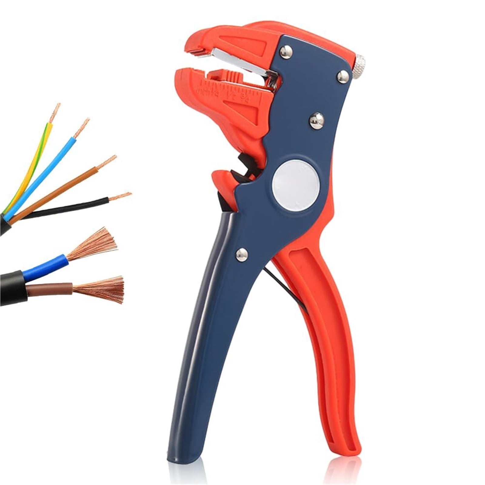 Wire strippers, Self Adjusting Wire Stripper, Multifunctional Wire Stripper Crimper Cable Cutter Pliers 2 in 1 Automatic Wire Stripper and Cutter