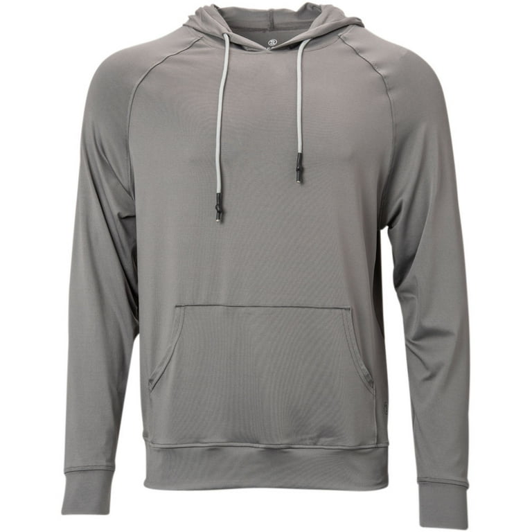 Wire2wire Men s Lightweight Performance Baseball Training Hoodie Light Grey M Walmart