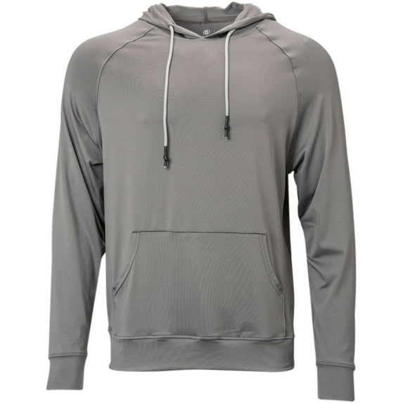 Wire2wire Men's Lightweight Performance Baseball Training Hoodie Light Grey S