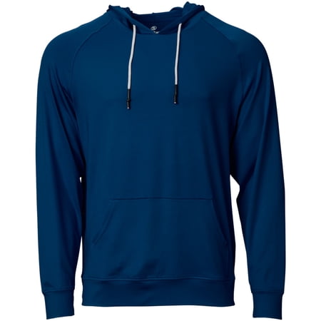 Wire2wire Men's Lightweight Performance Baseball Training Hoodie Navy L