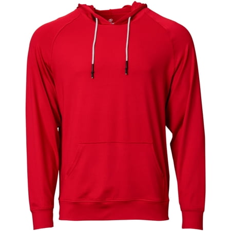 Wire2wire Men's Lightweight Performance Baseball Training Hoodie Red S