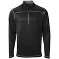 thumbnail image 1 of Wire2wire Men's Performance Training 1/4 Zip Pullover Black L, 1 of 9