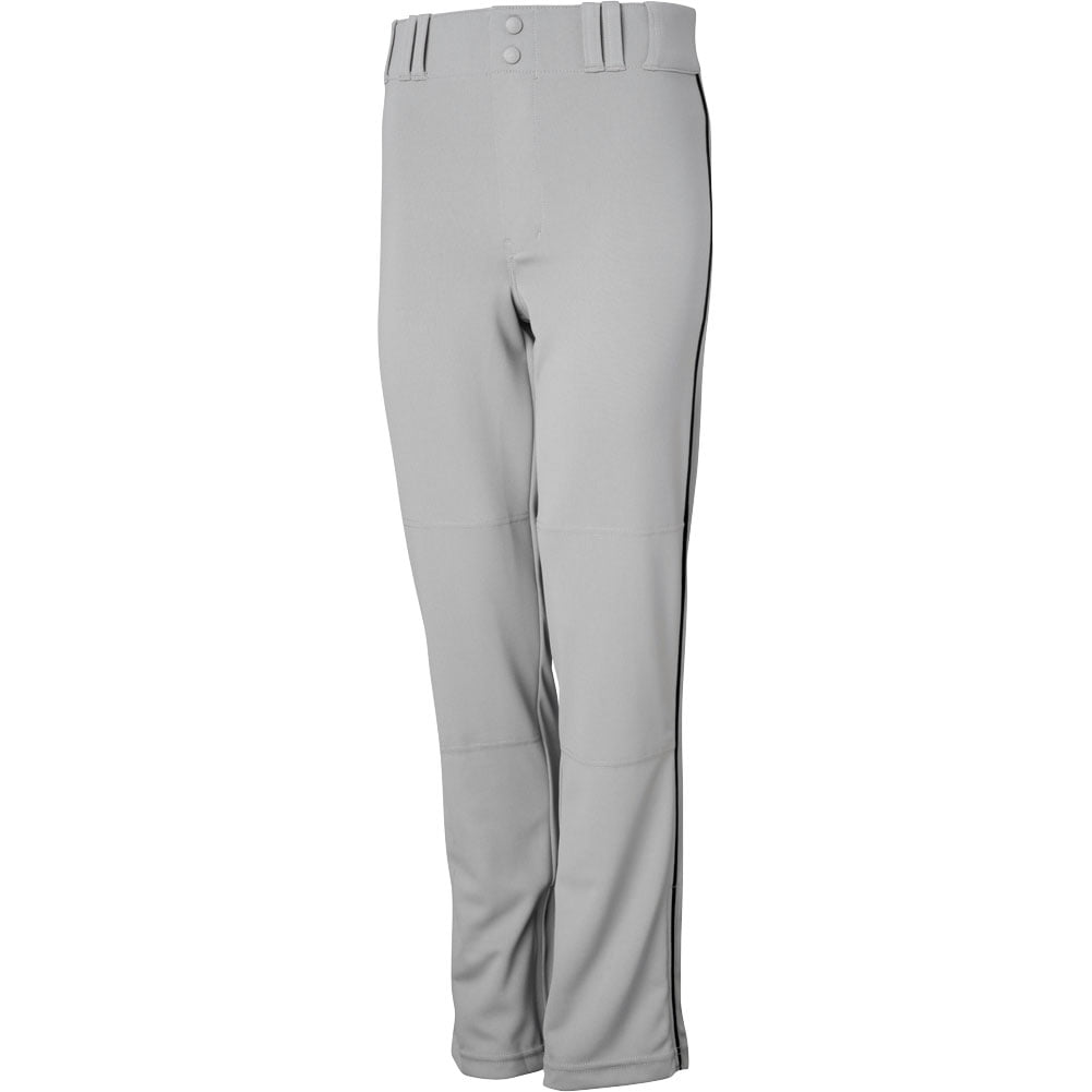 Pantalon Baseball Teamwork Athletic – Gris à Passepoil Bleu Royal, Taille XL (40-44)