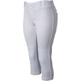 thumbnail image 1 of Wire2wire Women's Tournament Knicker Fastpitch Softball Pant White L, 1 of 9