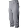thumbnail image 1 of Wire2wire Youth Tournament Piped Knicker Baseball Pant Grey/Navy M, 1 of 5