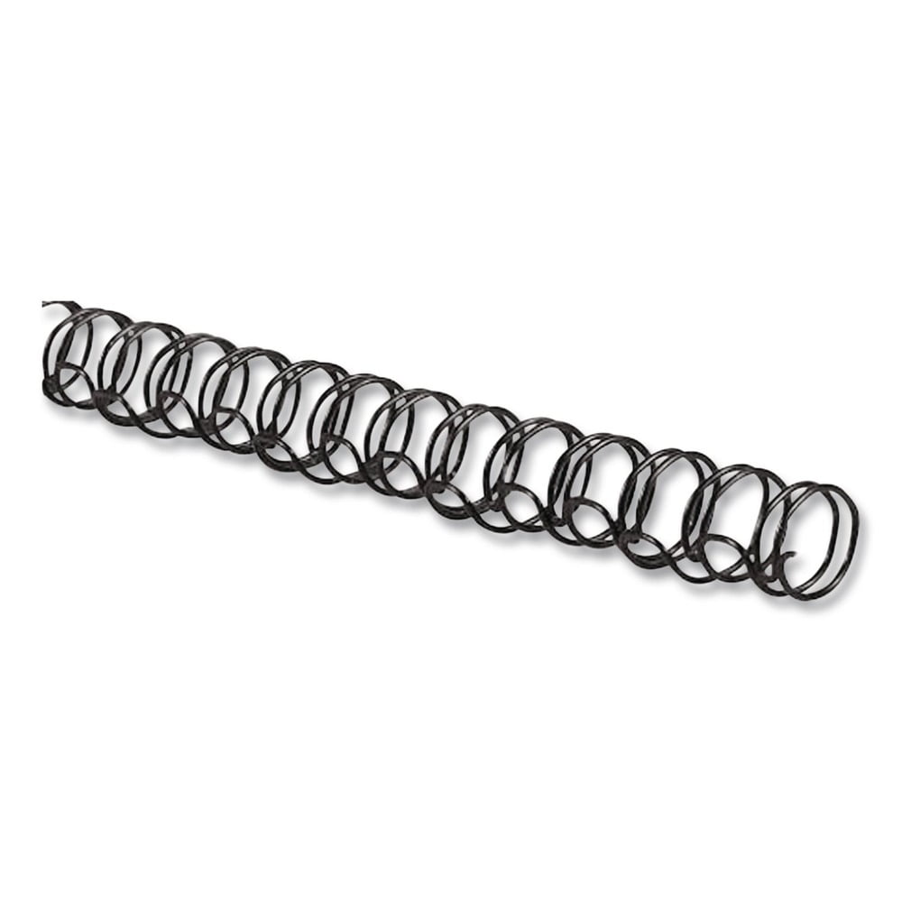 GBC 9775018 3/8 in. Diameter 85 Sheet Capacity WireBind Spines - Black ...