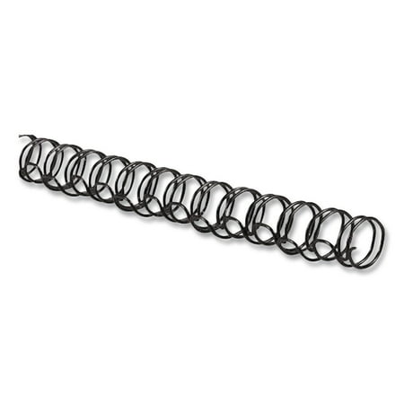 GBC 9775018 3/8 in. Diameter 85 Sheet Capacity WireBind Spines - Black (100/Box)
