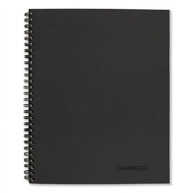 Wirebound Business Notebook Wide/Legal Rule Black Cover 9 5 x 6 68 Wirebound Business Notebook Wide/Legal Rule Black Cover 9 5 x 6 68
