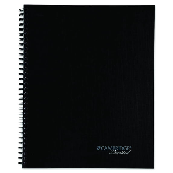 Wirebound Guided Action Planner Notebook, 1-Subject, Project-Management Format, Gray Cover, 11 X 8.5, 80 Sheets | Bundle of 5