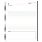 Cambridge 1-Subject Professional Notebooks 8.88" x 11" Wide Ruled 80 Sheets Black (06132)