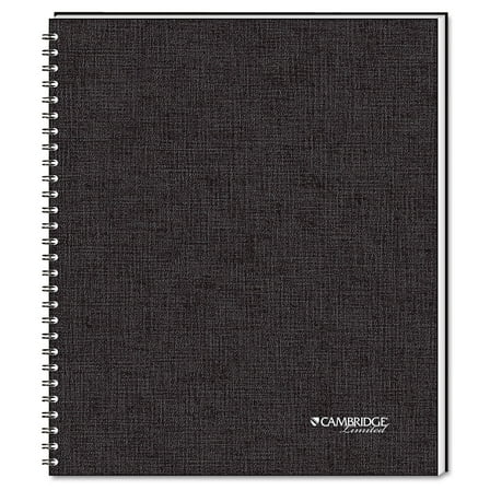 Cambridge Side Bound Guided Business Notebook QuickNotes 11 x 8 1/2 80 Sheets 06066