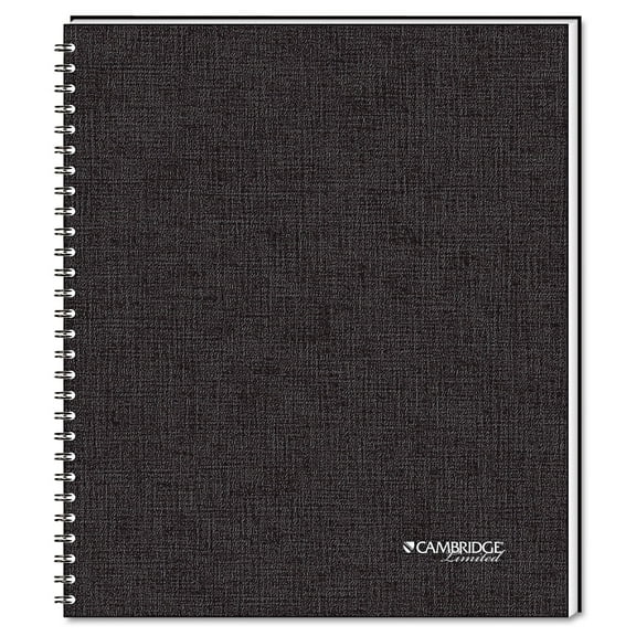 Cambridge Side Bound Guided Business Notebook QuickNotes 11 x 8 1/2 80 Sheets 06066