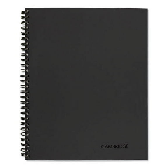 Wirebound Guided Quicknotes Notebook, 1 Subject, List-Management Format, Dark Gray Cover, 11 X 8.5, 80 Sheets | Bundle of 2 Each