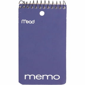 Wirebound Memo Book Medium/College Rule, 3 x 5, White, 60 Sheets