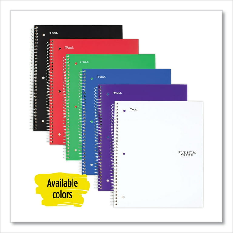 Wirebound Notebook 1 Subject Wide/Legal Rule Randomly