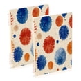 thumbnail image 1 of Wirebound Notebook Hardcover Spiral Notebooks Blue Splashes Artistic Pattern, 60 Pages, 80 GSM, 5.7 x 8.3in, 1 of 7