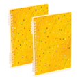 thumbnail image 1 of Wirebound Notebook Hardcover Spiral Notebooks Confetti and Stars Scattered, 60 Pages, 80 GSM, 5.7 x 8.3in, 1 of 7