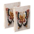 thumbnail image 1 of Wirebound Notebook Hardcover Spiral Notebooks Gorgeous Colors Butterfly, 60 Pages, 80 GSM, 5.7 x 8.3in, 1 of 7
