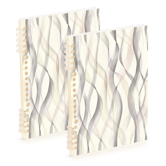 Wirebound Notebook Hardcover Spiral Notebooks Pastel Thin Lines, 60 Pages, 80 GSM, 5.7 x 8.3in