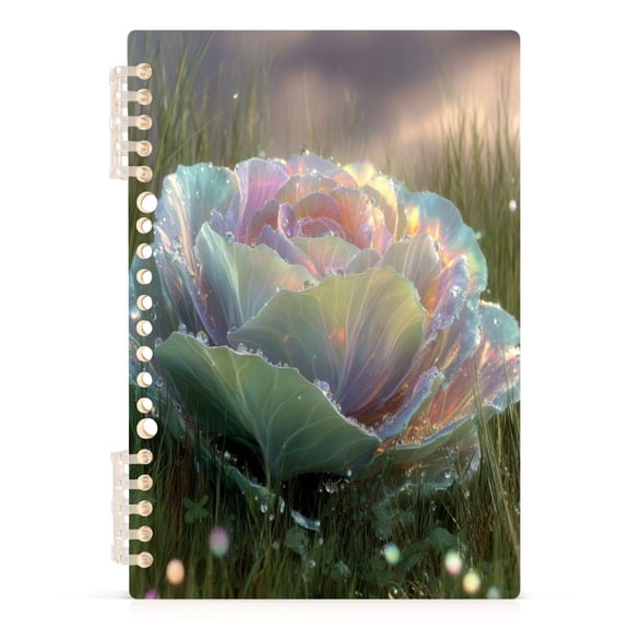 Wirebound Notebook Hardcover Spiral Notebooks Rainbow Cabbage, 60 Pages, 80 GSM, 5.7 x 8.3in