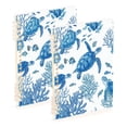 thumbnail image 1 of Wirebound Notebook Hardcover Spiral Notebooks Sea Turtles and Coral Reefs, 60 Pages, 80 GSM, 5.7 x 8.3in, 1 of 7