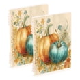 thumbnail image 1 of Wirebound Notebook Hardcover Spiral Notebooks Whimsical Watercolor Pumpkins, 60 Pages, 80 GSM, 5.7 x 8.3in, 1 of 7