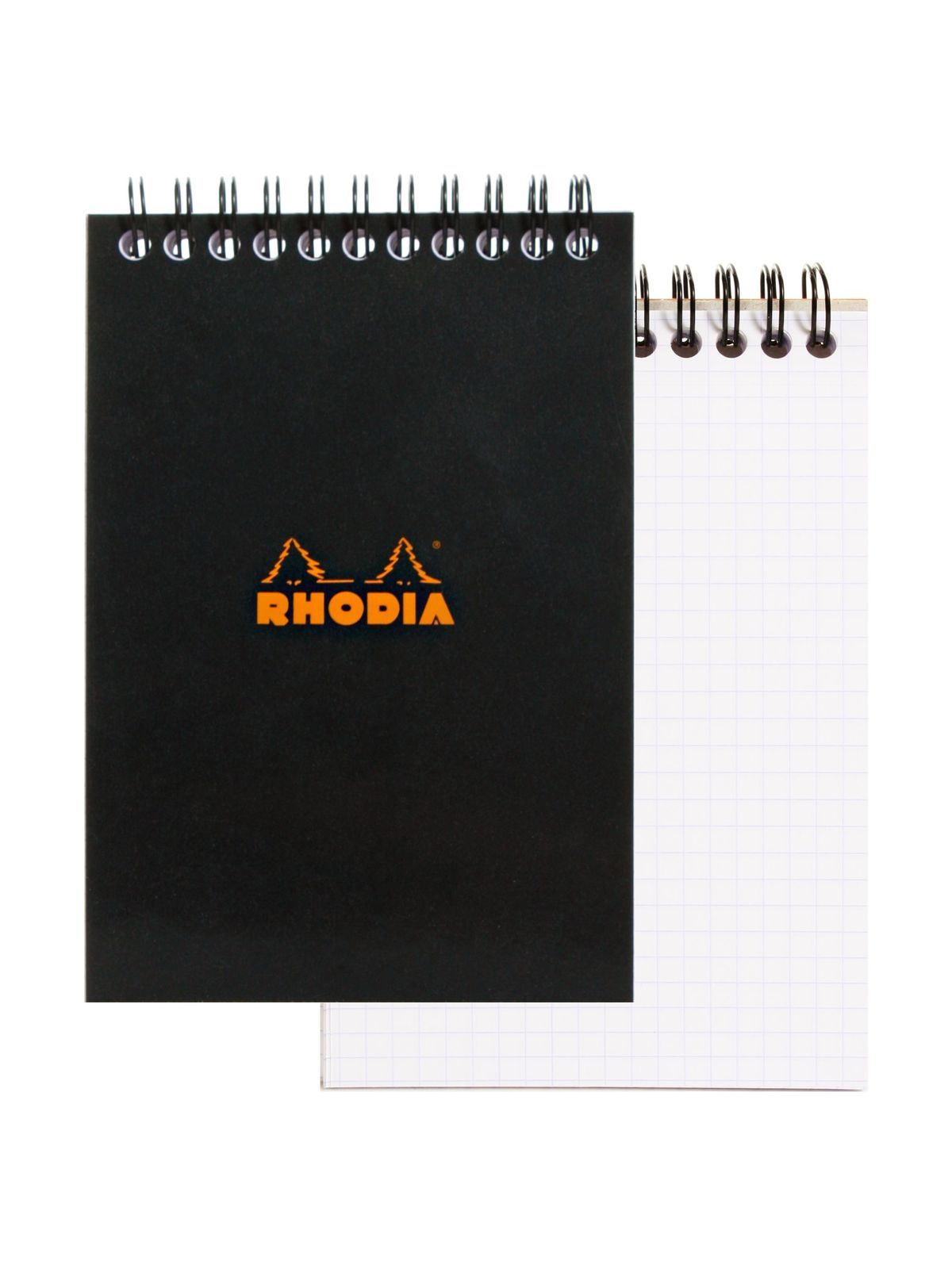 Wirebound Notebooks graph, 4 in. x 6 in., black (pack of 5)